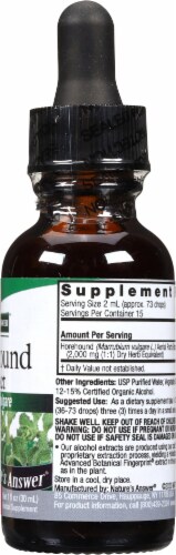 Nature's Answer® Horehound Extract Herbal Supplement 2000mg Perspective: right