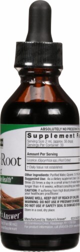 Nature's Answer Licorice Herbal Supplement 2000mg Perspective: right