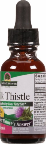 Nature's Answer Milk Thistle Herbal Supplement 2000mg Perspective: right