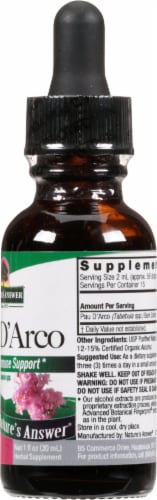 Nature's Answer Pau D' Arco Herbal Supplement 2000mg Perspective: right