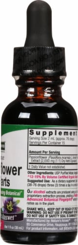 Nature's Answer Passionflower Herbal Supplement 2000mg Perspective: right