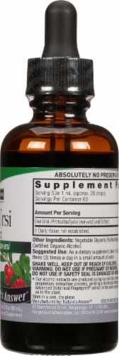 Nature's Answer Uva Ursi Herbal Supplement 1000mg Perspective: right