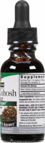 Nature's Answer Black Cohosh Herbal Supplement 40mg Perspective: right