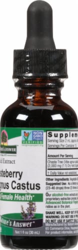 Nature's Answer Vitex Berry Herbal Supplement Perspective: right