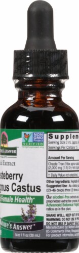 Nature's Answer Vitex Berry Herbal Supplement Perspective: right