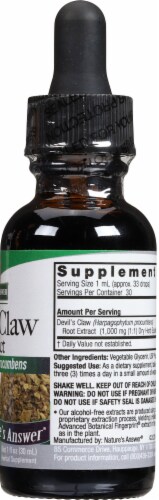 Nature's Answer Devil's Claw Herbal Supplement 370mg Perspective: right