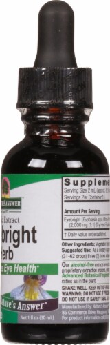Nature's Answer Eyebright Extract 2000 mg Perspective: right