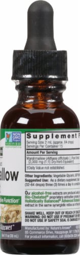 Nature's Answer Marshmallow Root Herbal Supplement Perspective: right