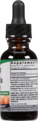 Nature's Answer Propolis Herbal Supplement 2000mg Perspective: right