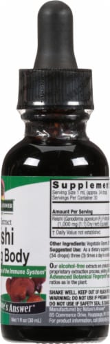Nature's Answer Reishi Herbal Supplement Perspective: right