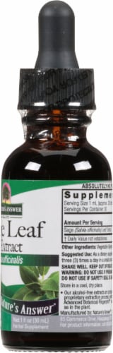 Nature's Answer Sage Extract 1000 mg Perspective: right