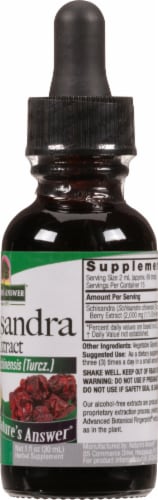 Nature's Answer Schisandra Herbal Supplement 2000mg Perspective: right