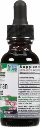 Nature's Answer Valerian Root Extract 1000 mg Perspective: right