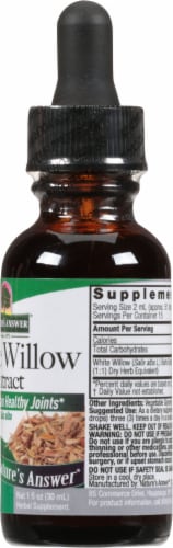 Nature's Answer White Willow Extract 2000 mg Perspective: right