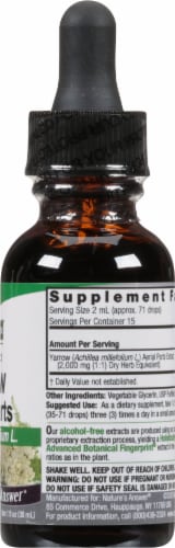 Nature's Answer Yarrow Herbal Supplement 2000mg Perspective: right