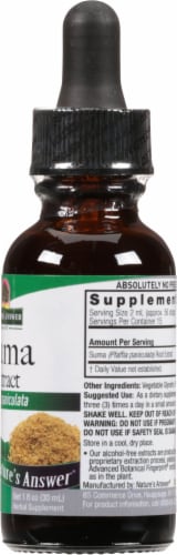 Nature's Answer Suma Herbal Supplement 2000mg Perspective: right