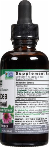Nature's Answer Echinacea Goldenseal Herbal Supplement 1000mg Perspective: right