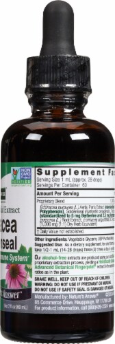 Nature's Answer Echinacea Goldenseal Herbal Supplement 1000mg Perspective: right