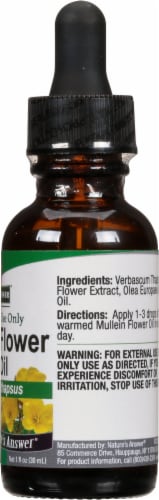Nature's Answer Mullein Flower Ear Oil Perspective: right