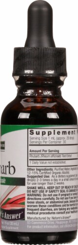 Nature's Answer® Rhubarb Root Extract 1000mg Perspective: right