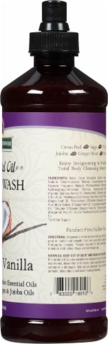 Nature's Answer Essential Oil Coconut Vanilla Body Wash Perspective: right
