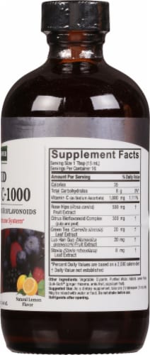 Nature's Answer Liquid Vitamin C Perspective: right