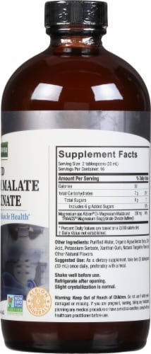 Nature's Answer Liquid Magnesium Glycinate Dietary Supplement Perspective: right