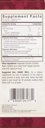 Nature's Answer Resveratrol Reserve Dietary Supplement Perspective: right