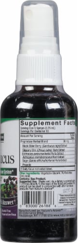 Nature's Answer Sambucus Extract Spray Perspective: right