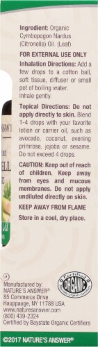 Nature's Answers Citronella Essential Oils Perspective: right