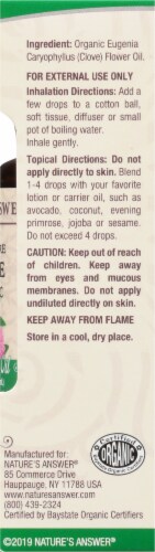 Nature's Answer Oil Clove Essential Oil Perspective: right