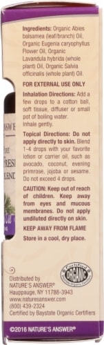 Nature's Answer Alpine Fresh Essential Oil Perspective: right