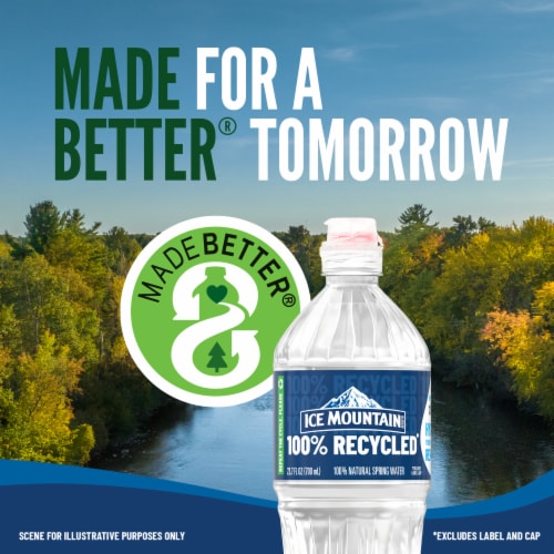 Ice Mountain Natural Spring Water Perspective: right