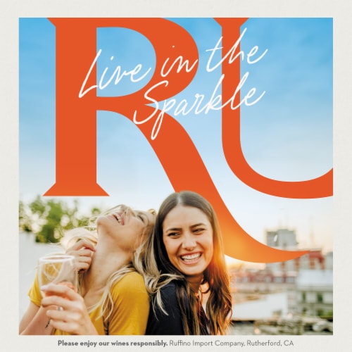Ruffino Italian Prosecco Rosé Sparkling Wine Perspective: right