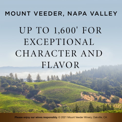Mount Veeder Napa Valley Cabernet Sauvignon Red Wine Perspective: right