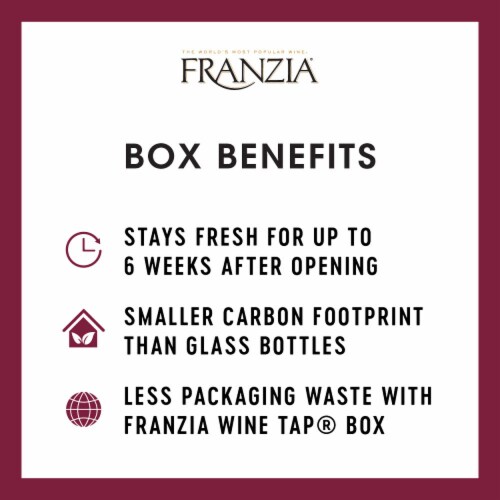 Franzia Vintner Select Cabernet Sauvignon Chile Red Wine Box Perspective: right
