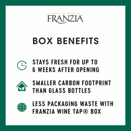 Franzia Vintner Select Pinot Grigio/Colombard White Wine Perspective: right
