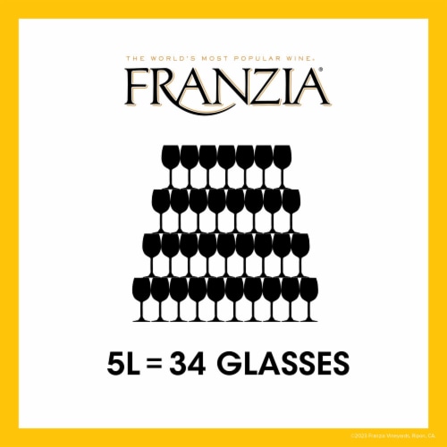 Franzia Bold Blends Rich & Buttery Chardonnay White Wine Box Perspective: right