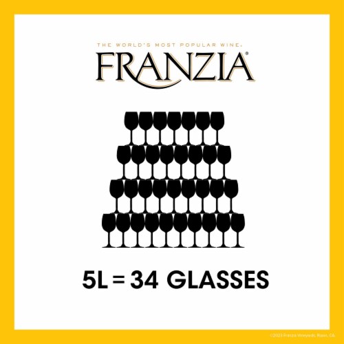 Franzia Rich and Buttery Bold Blends Chardonnay White Box Wine Perspective: right
