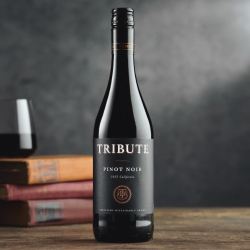 Tribute Pinot Noir California Red Wine Perspective: right