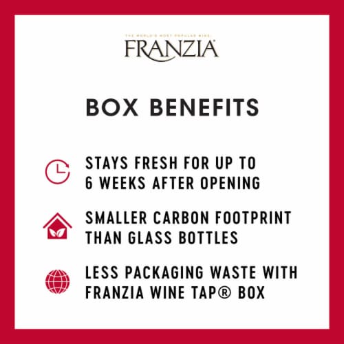 Franzia Chillable Red Blend Wine Box Perspective: right