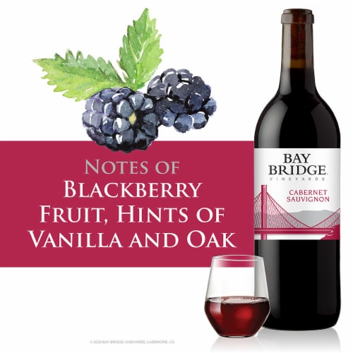 Bay Bridge Cabernet Sauvignon Red Wine Perspective: right