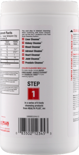 Health Plus The Original Colon Cleanse® Bulk Forming Dietary Supplement Perspective: right