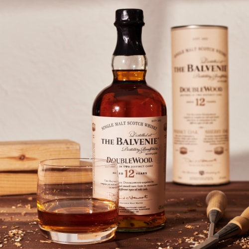 The Balvenie DoubleWood Aged 12 Years Single Malt Scotch Whisky Perspective: right