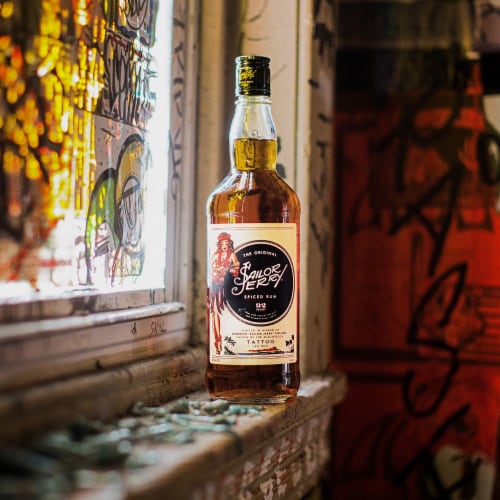 Sailor Jerry Spiced Rum Perspective: right