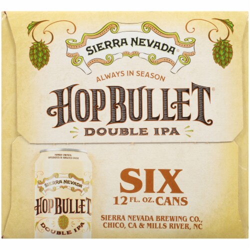 Sierra Nevada Brewing Co. Hop Bullet Double IPA Perspective: right