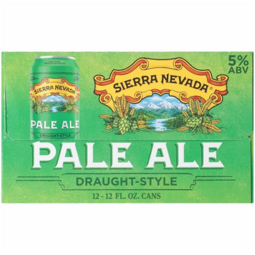 Sierra Nevada Draught-Style Pale Ale Beer Perspective: right