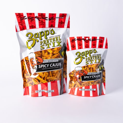 Zapp's® Spicy Cajun New Orleans Style Pretzel Stix Perspective: right