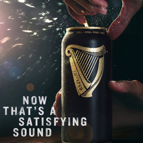 Guinness™ Draught Stout Beer Perspective: right