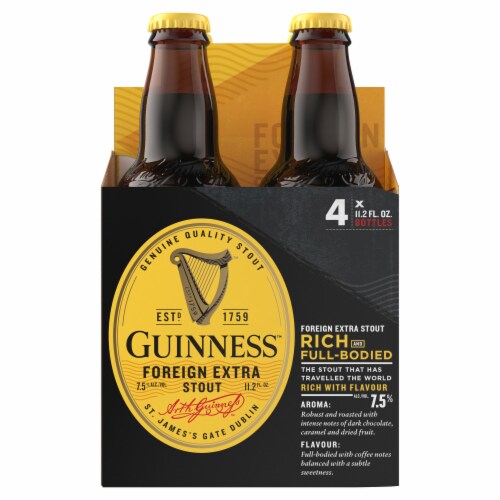 Guinness Foreign Extra Stout Beer Perspective: right